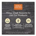 Food Trays, Containers, and Lids | World Centric SLPATR60 7.5 in. x 10 in. x 3.25 in. Leaf Design Paper Fiber Container Sleeves - Natural (800/Carton) image number 6