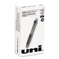 Pens | uni-ball 42070 Bold 1 mm Retractable Power Tank RT Ballpoint Pen - Black Ink Smoke/Black Barrel (1-Dozen) image number 0