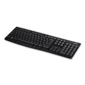 Office Electronics & Batteries | Logitech 920-003051 K270 USB Unifying Receiver Wireless Keyboard - Black image number 1