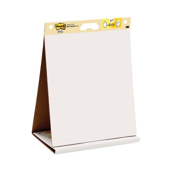 Post-it Easel Pads Super Sticky 563 DE 20 in. x 23 in. Tabletop Easel Pad with Self-Stick Sheets and Dry Erase Board - White (20 Sheets/Pad)