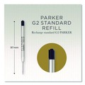 Pens | Parker 1950369 Parker Medium Conical Tip Ballpoint Pens Refill - Black Ink image number 1