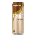 Beverages & Drink Mixes | Zevia 01905-12 12 oz Can Creamy Root Beer Zero Sugar Naturally Sweetened Soda (12/Carton) image number 4