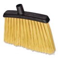 Brooms | Carlisle 4688500 55 in. Duo-Sweep Unflagged Heavy Duty Angle Broom - Black/Yellow image number 2