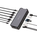 Back to School Sale | Verbatim 32171 15-in-1 Audio/DisplayPort/HDMI/Micro SD/RJ45/SD/USB-A/USB-C Pro Docking Station - Gray image number 4