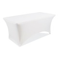 Linen and Table Accessories | Iceberg 16523 iGear 30 in. x 72 in. Polyester Fabric Table Cover - White image number 1