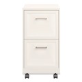 Office Filing Cabinets & Shelves | Alera 26414 Two-Drawer Mobile Vertical File 2 Letter-Size File Drawers 14.25 x 18 x 26.7 - Pearl White image number 1