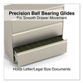 Office Filing Cabinets & Shelves | Alera 25504 42 in. x 18.63 in. x 40.25 in. 3 Legal/Letter/A4/A5 Size Lateral File Drawers - Putty image number 6