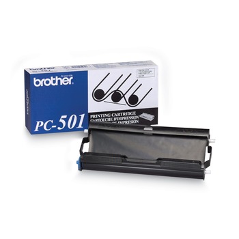 Brother PC501 150 Page-Yield Thermal Transfer Print Cartridge - Black