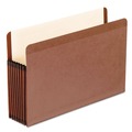 File Folders | Pendaflex 45303 7 in. Expansion Legal Size Premium Reinforced Expanding File Pockets - Red Fiber (5/Box) image number 0