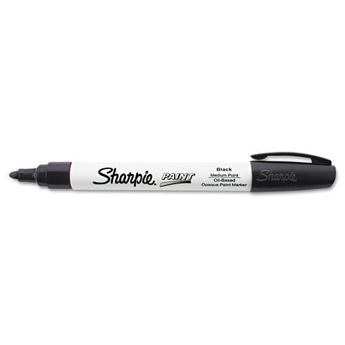Permanent Markers | Sharpie 35549 Permanent Paint Marker - Medium Bullet Tip/Black image number 0