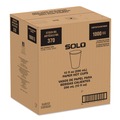 Cups and Lids | SOLO 370RC-PLANET Recycled Content PCF Paper Hot Cups ProPlanet Seal 10 oz White/Blue (1000/Carton) image number 0