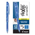 Pens | Pilot 31574 FriXion Stick Extra-Fine 0.5 mm Blue Ink Point Erasable Gel Pen - Blue/Silver/Transparent Blue Barrel (1-Dozen) image number 2