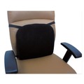 Office Furniture Accessories | Alera ALECGC411 14.13 in. x 14.13 in. x 2.75 in. Cooling Gel Memory Foam Backrest with Adjustable Straps - Black image number 2
