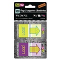Page Flags | Redi-Tag B72039 Pop-Up Fab Page Flags with Dispenser - Purple/Yellow/Yellow/Teal (100/Pack) image number 0