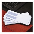 Envelopes & Mailers | Quality Park QUA24529 #9 Commercial Flap Redi-Seal Adhesive Closure 3.88 in. x 8.88 in. Double Window Redi-Seal Security-Tinted Envelope - White (500/Box) image number 4