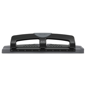 Swingline A7074134 12-Sheet SmartTouch 3-Hole Punch 9/32 in. Holes - Black/Gray