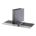 Binders | Universal UNV30731 2 in. Capacity 11 in. x 8.5 in. 3 Rings Deluxe Easy-to-Open D-Ring View Binder - Black image number 2