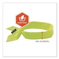 Safety & First Aid | Ergodyne 12301 Chill-Its 6700 Cooling Bandana Polymer Tie Headband, One Size Fits Most, Lime image number 6