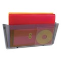 Desktop Organizers | Deflecto 64302 Unbreakable DocuPocket 17.5 in. x 3 in. x 6.5 in. Legal Size Wall File - Smoke image number 3