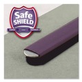 File Folders | Smead 13776 2/5-Cut Tab Pressboard Classification Folders with 4 SafeSHIELD Fasteners - Letter Size/Gray-Green (10/Box) image number 5