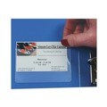 Labels | C-Line 70257 2 x 3.5 Self-Adhesive Top Load Business Card Holders - Clear (10/Pack) image number 4