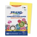 Cover & Cardstock | Prang P8403 9 in. x 12 in. 50 lb Text Weight SunWorks Construction Paper - Yellow (50/Pack) image number 0