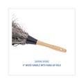 Labor Day Sale | Boardwalk BWK12GY 4 in. Handle Professional Ostrich Feather Duster image number 4
