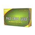 Rubber Bands | Alliance 21405 1 lbs. Box Size 117B 0.06 in. Gauge Pale Crepe Gold Rubber Bands - Golden Crepe (1-Box) image number 2