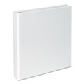 Binders | Universal UNV20744 1-1/2 in. Capacity 11 in. x 8-1/2 in. 3 Slant Ring View Binder - White image number 1