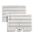 Desktop Organizers | Durable 241201 5.13 in. x 9.31 in. x 3.56 in. TELINDEX Plastic Desk Address Card File - Graphite/Black image number 1