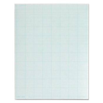 PRODUCTS | TOPS 35081 8.5 in. x 11 in. (8 sq/in., 1 sq/in.) Cross Section Quadrille Rule Pads - White (50 Sheets/Pad)