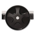 Just Launched | Rubbermaid Commercial FG264600BLA 20.25 in. x 45 in. x 8 in. 300 lbs. Capacity 2-Container Tandem Dolly - Black image number 2