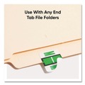 Labels | Smead 67083 1 in. x 1.25 in. M Color-Coded End Tab Filing Labels - White (500/Roll) image number 2