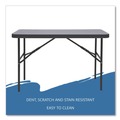 Folding Tables | Iceberg 65507 IndestrucTable 48 in. x 24 in. x 29 in. Commercial Folding Table - Rectangular Charcoal image number 4