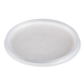 Bowls and Plates | Dart 32JLR Vented Plastic Lids for Foam Cups Bowls and Containers Fits 12 oz. to 60 oz. - Translucent (1000/Carton) image number 0