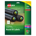 Labels | Avery 06582 1.67 in. Diameter Round Print-to-the Edge Labels with SureFeed and EasyPeel - Glossy Clear (500/Pack) image number 0