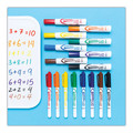 Washable Markers | Avery 24408 MARKS A LOT Desk-Style Broad Chisel Tip Dry Erase Marker - Black (1-Dozen) image number 3