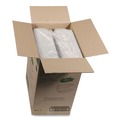 Food Trays, Containers, and Lids | Pactiv Corp. YCN806000000 EarthChoice SmartLock 6 in. x 6 in. x 3.1 in. Microwaveable MFPP Hinged Lid Containers - White (400/Carton) image number 3