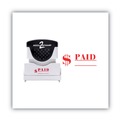 Stamps & Stamp Supplies | ACCUSTAMP2 035578 1.63 in. x 0.5 in. PAID Pre-Inked Shutter Stamp - Red image number 1