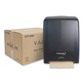 Paper Towel Holders | Morcon Paper VT1008 Valay 11.75 in. x 8.5 in. x 14 in. Proprietary Roll Towel Dispenser - Black image number 1