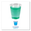 Just Launched | Boardwalk BWKTRANSCUP12CT 12 oz. Plastic Cold Cups - Translucent (1000/Carton) image number 4