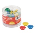 Office Accessories | Universal UNV31250 Circle Magnets - Assorted (30/Pack) image number 0