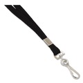 Label & Badge Holders | Advantus 97126 36 in. Long Metal J-Hook Fastener Deluxe Lanyard - Black (100/Box) image number 1