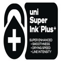 Pens | uni-ball 70652 207 Plusplus 0.7 mm Retractable Gel Pen - Black Ink/White Barrel/Medium (4/Pack) image number 2