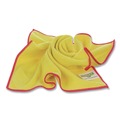 Cleaning Cloths | Unger MF40Y 16 in. x 15 in. SmartColor Heavy-Duty MicroWipes - Yellow/Red (10/Pack) image number 3