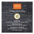 Bowls and Plates | World Centric BO-SC-U6-LFP 6 oz 3.5 x 3.5 x 2 Paper Fiber Bowls - Natural (1000/Carton) image number 3