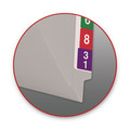 File Folders | Smead 25310 0.75 in. Expansion Shelf-Master Reinforced End Tab Colored Folders - Letter Size/Gray (100/Box) image number 5