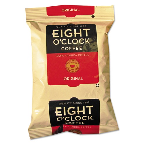 Coffee | Eight O'Clock COF320840 2 oz Regular Ground Coffee Fraction Packs - Original (42/Carton) image number 0