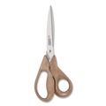 Arts & Crafts Supplies | Maped Helix 499111FM Advanced Wood 8.25 in. Long 4.75 in. Cut Length Multipurpose Scissors - Straight Brown Handle image number 1