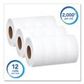  | Scott 07223 Essential 3.55 in. x 2000 ft. Septic Safe JRT Jumbo Roll Bathroom Tissue - White (12 Rolls/Carton) image number 2